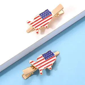Map Hair Clip