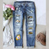 oly-5eb82a285d376e5a08c38874df0ab6ae Wholesale Fashion Women’s Mid-waist straight jeans women’s ripped fashion printed jeans Women’s