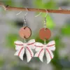 oly-5ebe097b9e2a649fbe3e67e553fc2f81 Wholesale Retro Multicolor Acrylic Bow Tie Drop Earrings For Women With 304 Stainless Steel Ear Pins