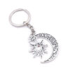 oly-5ecbf3cc0d12a3a6ed27dc6e18a12262 Wholesale Five-Pointed Star Sun and Moon Pendant Retro Moon Combination Keychain Pendant