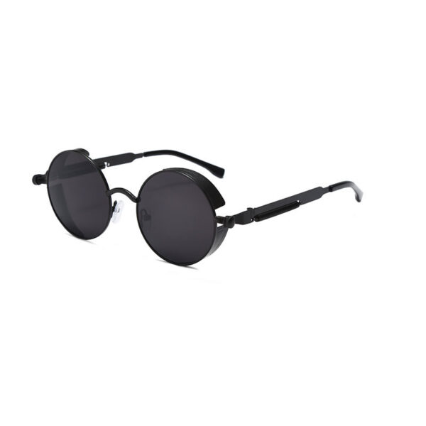 Wholesale Retro Punk Series Sunglasses Men and Women Street Hip-Hop Sunglasses Cross-Mirror Personalized Windshield Glasses 58028