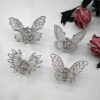 oly-5edee9eaacba5b5c2bbf44f294414f69 Wholesale Sweet Butterfly Clip Korean Style Half-Tied Hair Clip on the Back of the Head Valentine's Day Hollow Shark Clip Bangs Clip