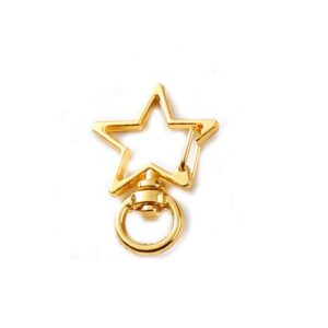 2# five-pointed star gold / Delivery opening ring