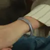 Wholesale 304 Stainless Steel Snakeskin PVD Coated 18K Real Gold Plated Hip-Hop Rock Cool Style Waterproof Non Tarnish Plating Gold Silver Wristband Bangle