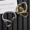 oly-5f41b4a36cbe33dcc8f545e6007f2386 Wholesale Niche Designer Vintage Metal Snake-Shaped Open Self-Discipline Bracelet Men's and Women's High-Feeling Exquisite plain Ring Bracelet