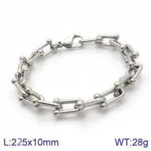 Steel-colored Bracelet KB138317-KFC