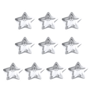 Silver five-pointed star 3c'm