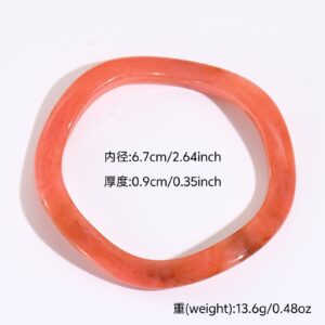 36# bracelet-pink-irregular-narrow face
