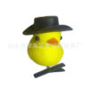 Wholesale Mini yellow duck hat hairpin sunglasses duck accessories cowboy hat DIY red wine bottle accessories doll decorative hat