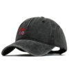 Wholesale  Valentine's Day Gift Letter Embroidery Outdoor Washed Baseball Cap Personalized Tide Brand Baseball