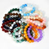 Wholesale Style Color Imitation Jade Beaded Bracelet for Women, Versatile Niche Hand Jewelry Wholesale Non-Fading Cultural Toy Bracelet