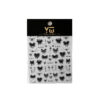 oly-5fcbb41cdab40b742f410139c46ef4ce Wholesale Nail art stickers bronzing ink bow Phnom Penh vintage gradient ribbon embossed flat nail decals