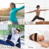 Wholesale yoga elastic headband sports fitness hair band candy hair band elastic non-slip headband solid color hair band