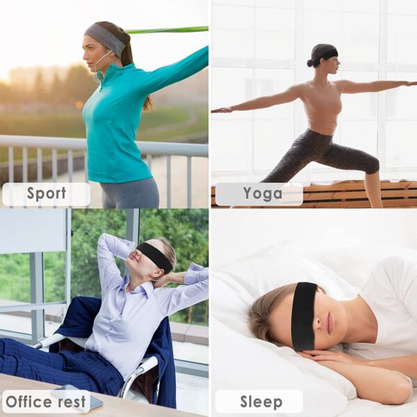 Wholesale yoga elastic headband sports fitness hair band candy hair band elastic non-slip headband solid color hair band
