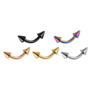 Curved Tip 1.2*6*3 / Rose Gold