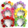 Wholesale Colorful Christmas Versatile Headband Carnival Three-Dimensional Party Headdress Red Year Holiday Fur Ball Headband for Women