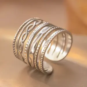 K198 Steel Color Ring Open