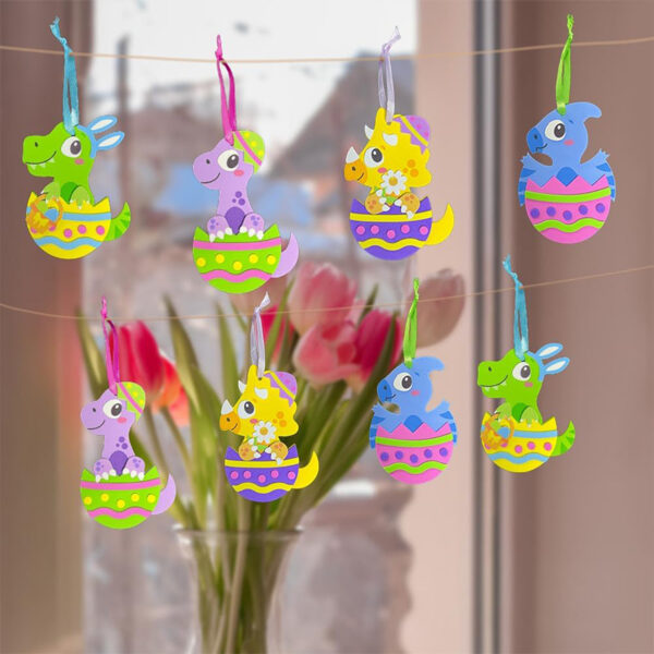 oly-60332d098160fe53e78ecb77a279c69e Wholesale Easter decoration EVA FOAM sticker FOAM FOAM egg rabbit dinosaur DIY suit