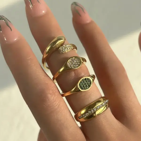 oly-603bdf007073eee74380311f1e543ca8 Wholesale Streetwear Heart Shape Titanium Steel Zircon Open Ring