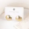 Wholesale Unisex Flowers Stud Earrings With Freshwater Pearl, Waterproof Non Tarnish 304 Stainless Steel, 18K Real Gold PVD Coated