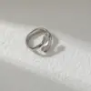 Wholesale Copper 14K Gold Plated White Gold Plated IG Style Modern Style Simple Style Plating Hand Hug Open Rings