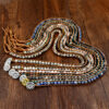 Wholesale Natural Stone Hand-woven Bracelet Women's Bohemian Style Multi-layer Winding Hand Rope Tiger Eye Stone Bracelet