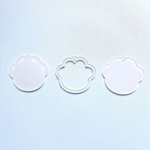 Transparent cat claw 7cm - homemade shaker (1 set is 3 pieces without glue)