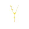 Wholesale Titanium Steel Necklace Butterfly Tassel Necklace Women's 18K Gold Plated Exquisite Versatile High-End Clavicle Chain Pendant