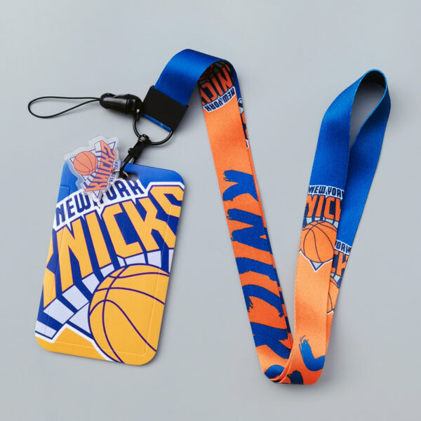 Wholesale Cartoon hard bus push-fit card sleeve thermal transfer student campus card polyester lanyard card meal card