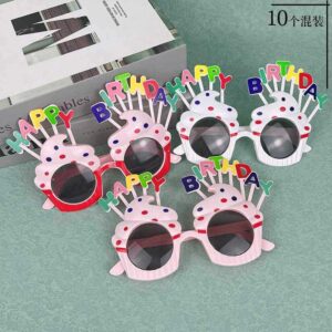 Children's c style glasses (10 pieces mixed)