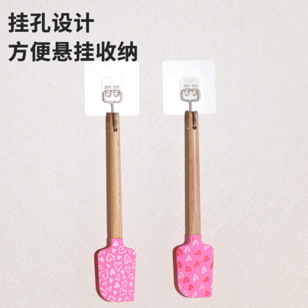 oly-6113e9d8e58b0f00e074a7fde779205e Wholesale Valentine's Day Silicone Spatula Baking Silicone Cream Spatula Printed Pattern Silicone Spatula