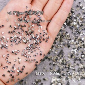 2.5*3mm malt drill-transparent ash / 100 small bags