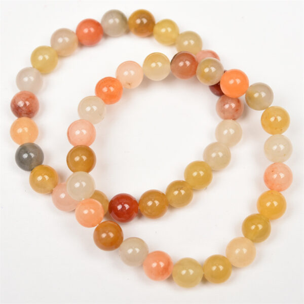 oly-6123b4fce9a26be0009dd5c40344e911 Wholesale Jewelry Natural Gold Silk Jade Single Circle Round Bead Bracelet Bracelet Jewelry Factory Direct Wholesale