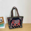 oly-6126e6be2dd9b5d0023293c070bdacb9 Wholesale Ethnic Style Embroidered Hand Bag Artistic Retro Shoulder Bag Women's Large Capacity Double-sided Embroidered Handbag for Women