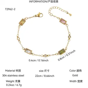 Colorful Sugar Cube Bracelet
