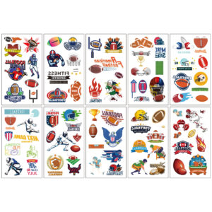 Rugby Series 10 sheets/set / 68*120MM