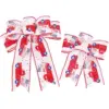 oly-6154792e518dd1c3546724f702e77b8c Wholesale Small Size Linen Stars American Independence Day Decoration Party Supplies Bowknot Tablecloth Hanging Decorations