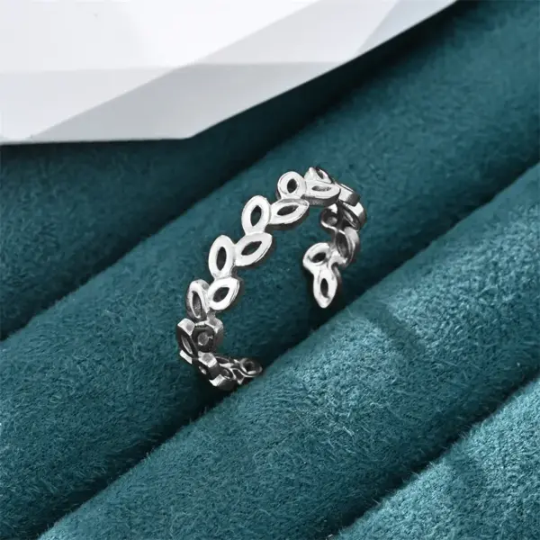 oly-6191386edafb04ac9a14f6b96118a5ef Wholesale Jewelry Vacation Simple Style Star 304 Stainless Steel Open Rings