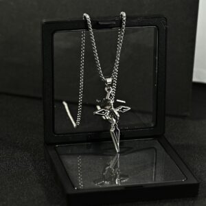 oly-61be59a8c28e4619e536ce11a5545501 Wholesale Cross Pendant Men's Necklace Men's Fashion Brand All-match Chain Accessories Men's Fashion Sweat Pendant Titanium Steel Chain