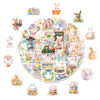 oly-61c2a66efa7cd02c2a808145a57ce615 Wholesale 50 Cute Graffiti Easter Bunny Easter Egg Stickers Children's Reward Holiday Stickers