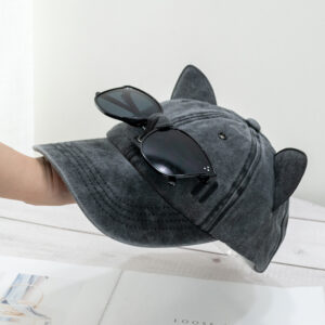 Cat Ear Glasses-Black / Adjustable