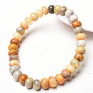 Crazy agate abacus bead bracelet (packing price of 10 pieces)
