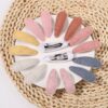 Wholesale Embroidered Floral Kidsren's Hairpin Bb Clip Cute Little Girl Fabric Hair Accessories Girl Baby Hairpin 2795
