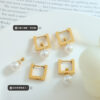 Wholesale  Imitation Pearl Niche Earrings One Decoration Three Wear  Valentine's Day Gift Earrings Jewelry