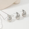 oly-62301ec6ece1043d631d36c204467850 Wholesale simple fashion jewelry CCB drop earrings necklace for women suit