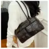 Wholesale Bowling Handbag For Women 2025 New Trendy Fashion Retro Underarm Bag Versatile Large Capacity Single Shoulder Commuter Bag