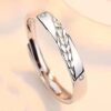 Wholesale Alloy couple rings, Valentine's Day gift