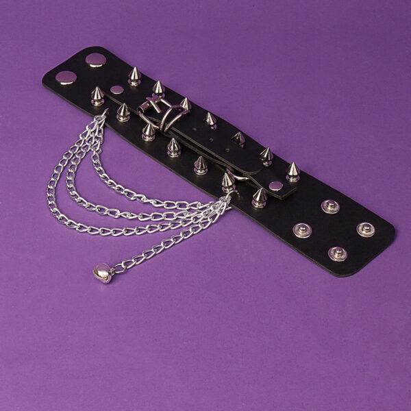 oly-625486c41528feb75357842f640936bf Wholesale Retro Rivets Punk Style Multi-Chain Bracelet Non-Mainstream Couple Leather Bracelet Pu Bracelet Jewelry