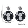 oly-62594379b9f1b31a5905c29b6826eb12 Wholesale Game Day Sports Series Earrings Hand-woven Football Football Beaded Earrings