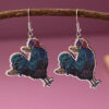 Wholesale  1 Pair of Carnival Hat Boots Earrings Ladies